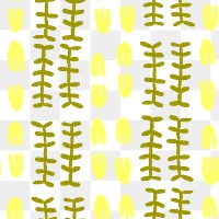 Ethnic floral pattern PNG, block print vintage transparent background