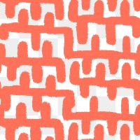 Ethnic bstract pattern PNG, block print vintage transparent background