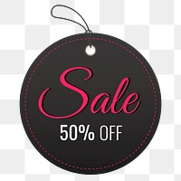 Sale png badge sticker, transparent shopping clipart