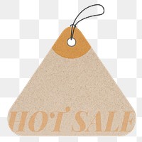 Eco shopping tag png sticker, sale transparent clipart