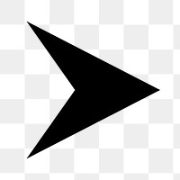 Double arrow png icon, black sticker, fast forward transparent symbol