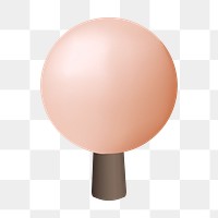 Candy png, 3D cute gum ball sticker