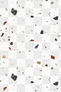  Terrazzo pattern png, transparent background, abstract design