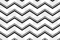 Zigzag pattern png transparent background, black chevron, simple design