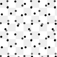 Black background png transparent, polka dot pattern in simple design