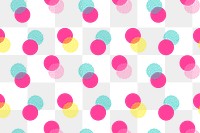 Pink background png transparent, polka dot pattern, cute feminine design