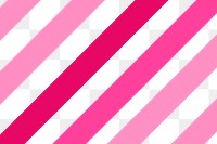 Pink striped background png transparent, colorful pattern, cute design