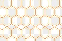 Orange background png transparent, abstract geometric pattern design