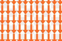 Arrow pattern background png transparent, orange abstract  design