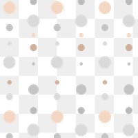 Cream background png transparent, polka dot pattern in beige