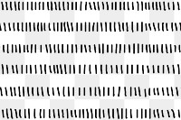 Lined doodle pattern png, transparent background, simple ink design