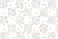 Polka dot pattern png, transparent background, colorful simple design