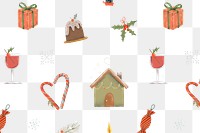 Christmas transparent background png, winter holidays season