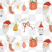 Winter transparent background png, Christmas holidays season illustration