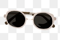 Sunglasses png sticker, women’s eyewear fashion illustration