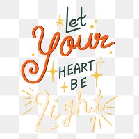 Cute quote png sticker, festive typography