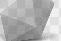 3D prism png transparent background, aesthetic geometric shape