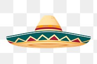 Mexican Sombrero png sticker, hat transparent background