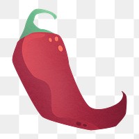Jalapeno pepper png sticker, Mexican chili, transparent background