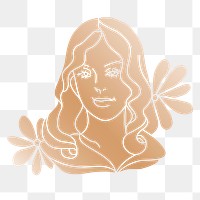 Zodiac Virgo png clipart, beautiful woman in transparent background