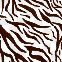 Tiger pattern png transparent background brown paint style seamless design