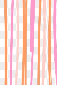 Pink stripes png pattern, cute design in transparent background