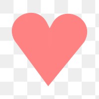 Love heart sticker png, valentines design