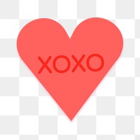 Heart shape stickers png transparent, cute love text