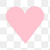 Love heart sticker png, valentines design