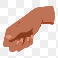 Hand gesture png sticker illustration design