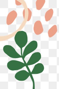 Leaf shape png, transparent background