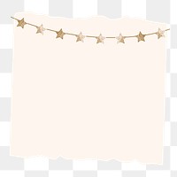 Png square party frame design, transparent background