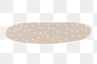 Beige carpet png clipart, home decor illustration, transparent background