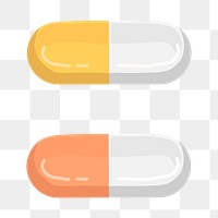 Medicines png clipart, mental health, transparent background