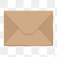 Envelope png sticker, transparent background