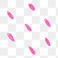 Crayon dots png sticker, transparent background