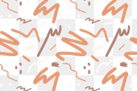 Brush strokes png pattern, transparent background