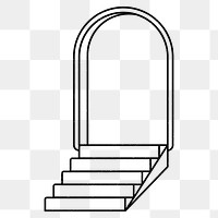 Door drawing png frame, gate, transparent background