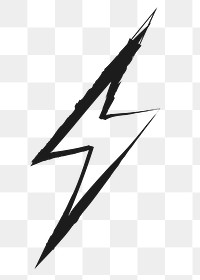 Lightning bolt png sticker, cute | Premium PNG - rawpixel