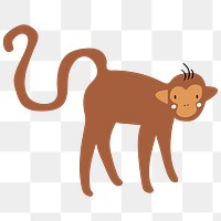 Monkey png transparent illustration design element