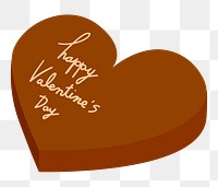 Valentine&rsquo;s gift chocolate png cute journal sticker