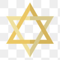 Star of David Jewish symbol design element