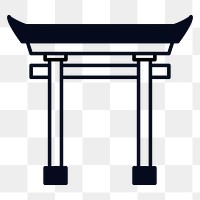 Japanese Torii gate design element