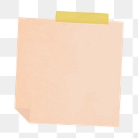 Orange notepaper journal sticker design | Premium PNG Sticker - rawpixel