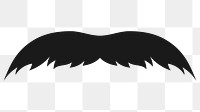 Bove mustache design element transparent png