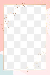 PNG frame pink peach pastel color