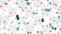 Png colorful terrazzo pattern transparent background