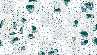 Png blue terrazzo  pattern transparent background