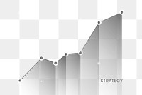 Black business strategy growing graph