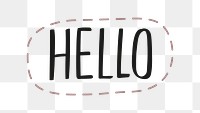 Png Hello word art transparent